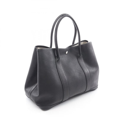 ガーデンパーティPM ハンドバッグ トートバッグ ネゴンダ ブラック シルバー金具 □L刻印 エルメス バッグ HERMES