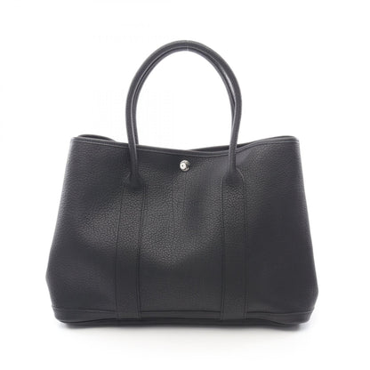 ガーデンパーティPM ハンドバッグ トートバッグ ネゴンダ ブラック シルバー金具 □L刻印 エルメス バッグ HERMES