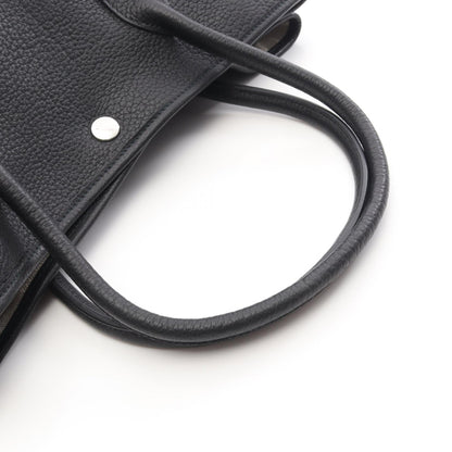 ガーデンパーティPM ハンドバッグ トートバッグ ネゴンダ ブラック シルバー金具 □L刻印 エルメス バッグ HERMES