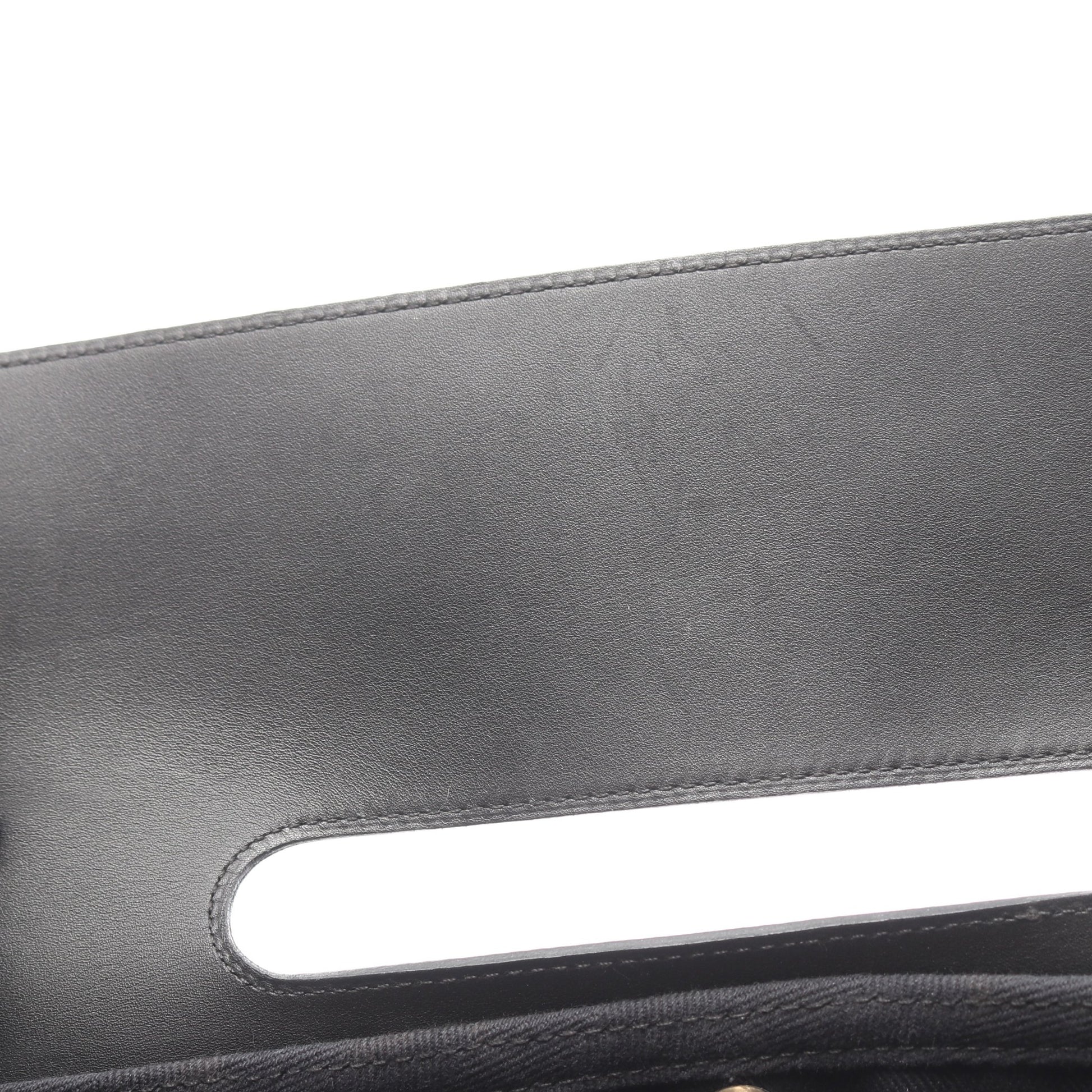 ヴァルパライソPM ハンドバッグ トワルシェブロン レザー ブラック シルバー金具 エルメス バッグ HERMES