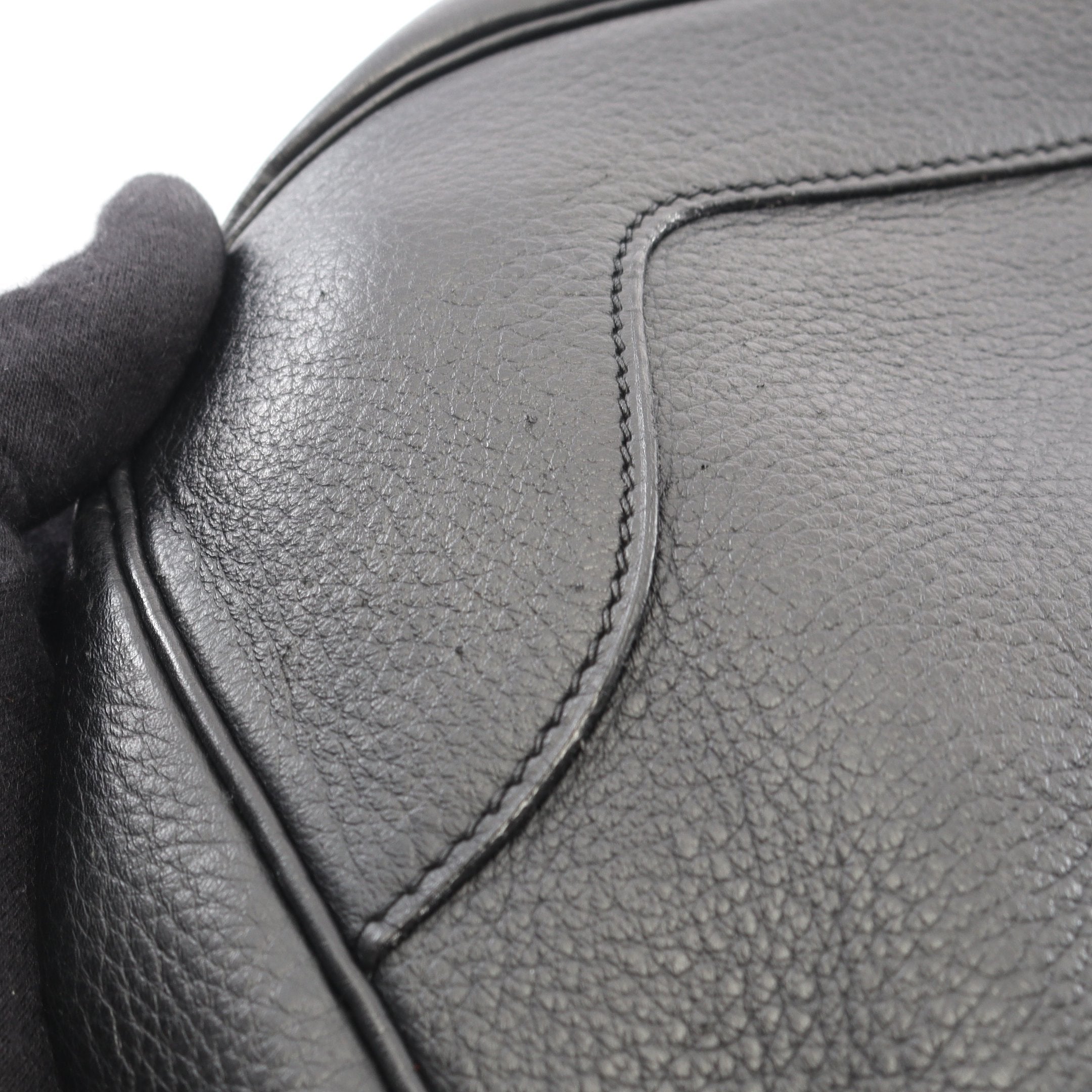 エルメス HERMES トリム31 ショルダーバッグ バッグ レザー エバーカラー エバーカラー □B刻印（1998年製造） レディース ブラック系 【中古】 トリム31 ショルダーバッグ エバーカラー ブラック シルバー金具 □B