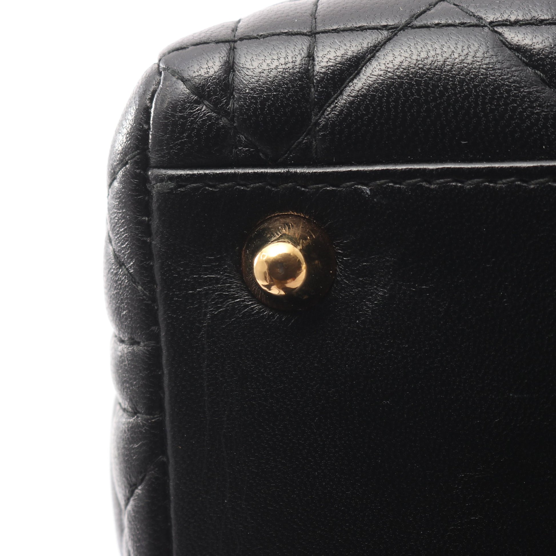 レディディオール ラージ カナージュ ハンドバッグ レザー ブラック 2WAY クリスチャンディオール バッグ Christian Dior