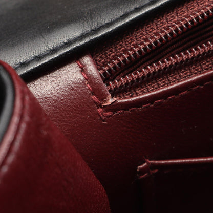 デカマトラッセ34 シングルフラップ Wチェーンショルダーバッグ ラムスキン ブラック ゴールド金具 シャネル バッグ CHANEL