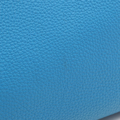 バーキン30 ヴェルソ ブルーザンジバル マラカイト ハンドバッグ トゴ ブルー シルバー金具 A刻印 エルメス バッグ HERMES