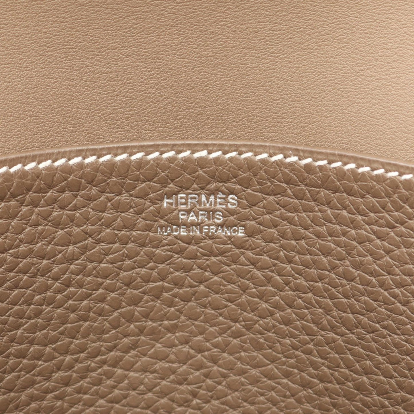 アルザン31 エトゥープ ハンドバッグ トリヨンクレマンス グレーブラウン シルバー金具 2WAY C刻印 エルメス バッグ HERMES