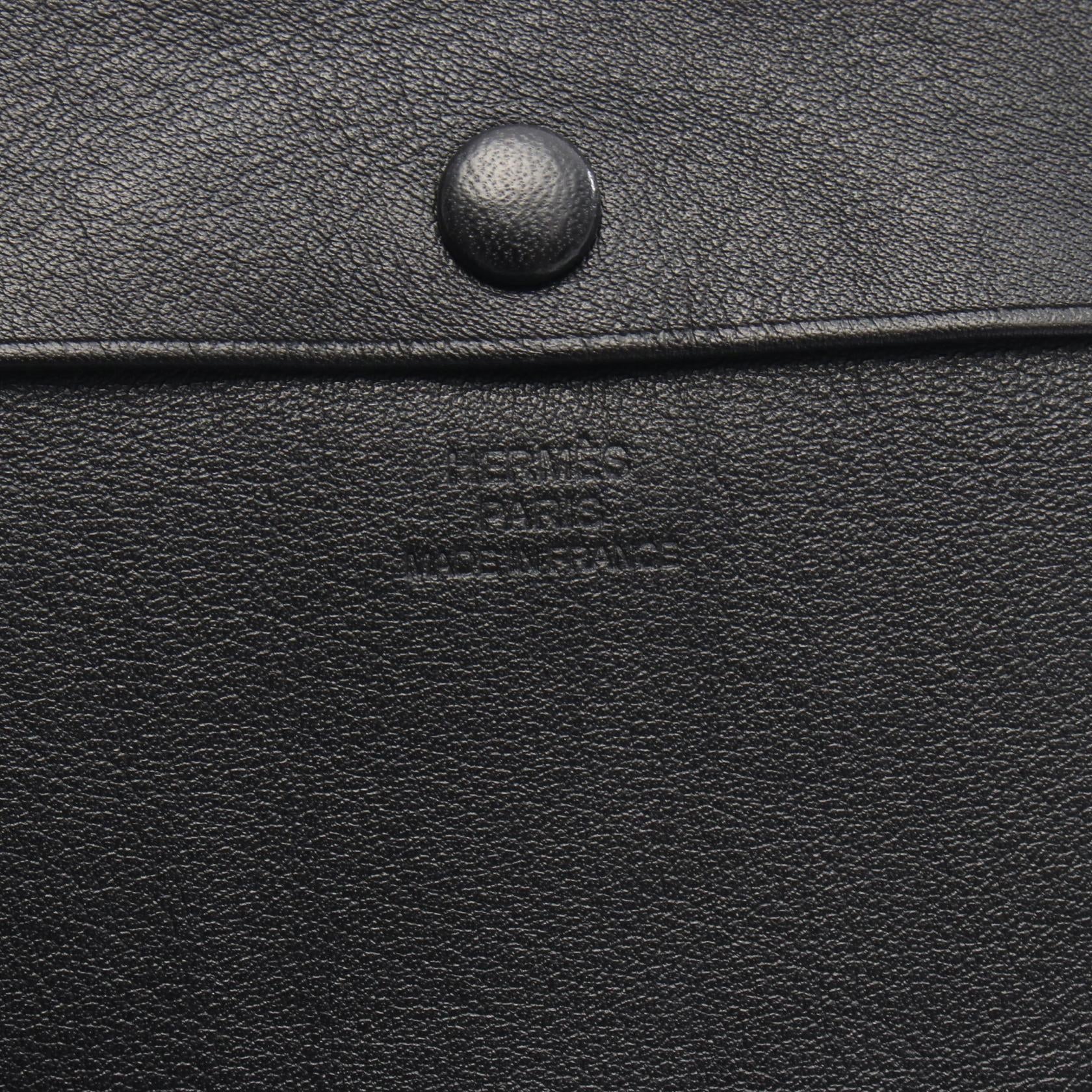 フレックス 二つ折り財布 ヴォースイフト ブラック シルバー金具 □O刻印 エルメス 財布・小物 HERMES
