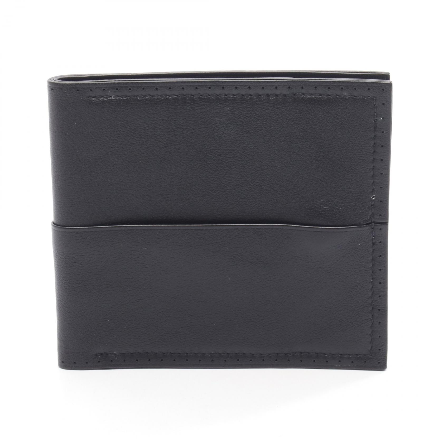 フレックス 二つ折り財布 ヴォースイフト ブラック シルバー金具 □O刻印 エルメス 財布・小物 HERMES