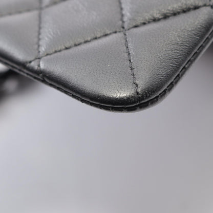 ミニマトラッセ20 チェーンショルダーバッグ ラムスキン ブラック シルバー金具 シャネル バッグ CHANEL