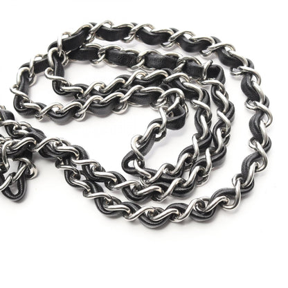 ミニマトラッセ20 チェーンショルダーバッグ ラムスキン ブラック シルバー金具 シャネル バッグ CHANEL