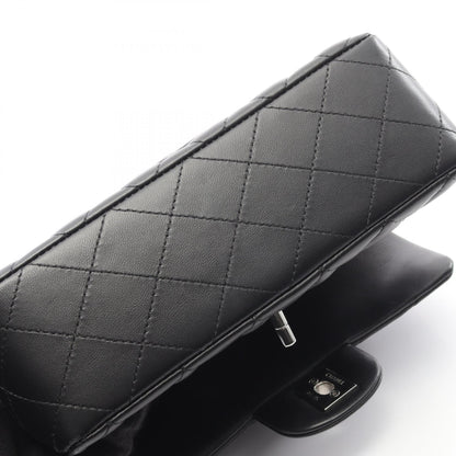 ミニマトラッセ20 チェーンショルダーバッグ ラムスキン ブラック シルバー金具 シャネル バッグ CHANEL