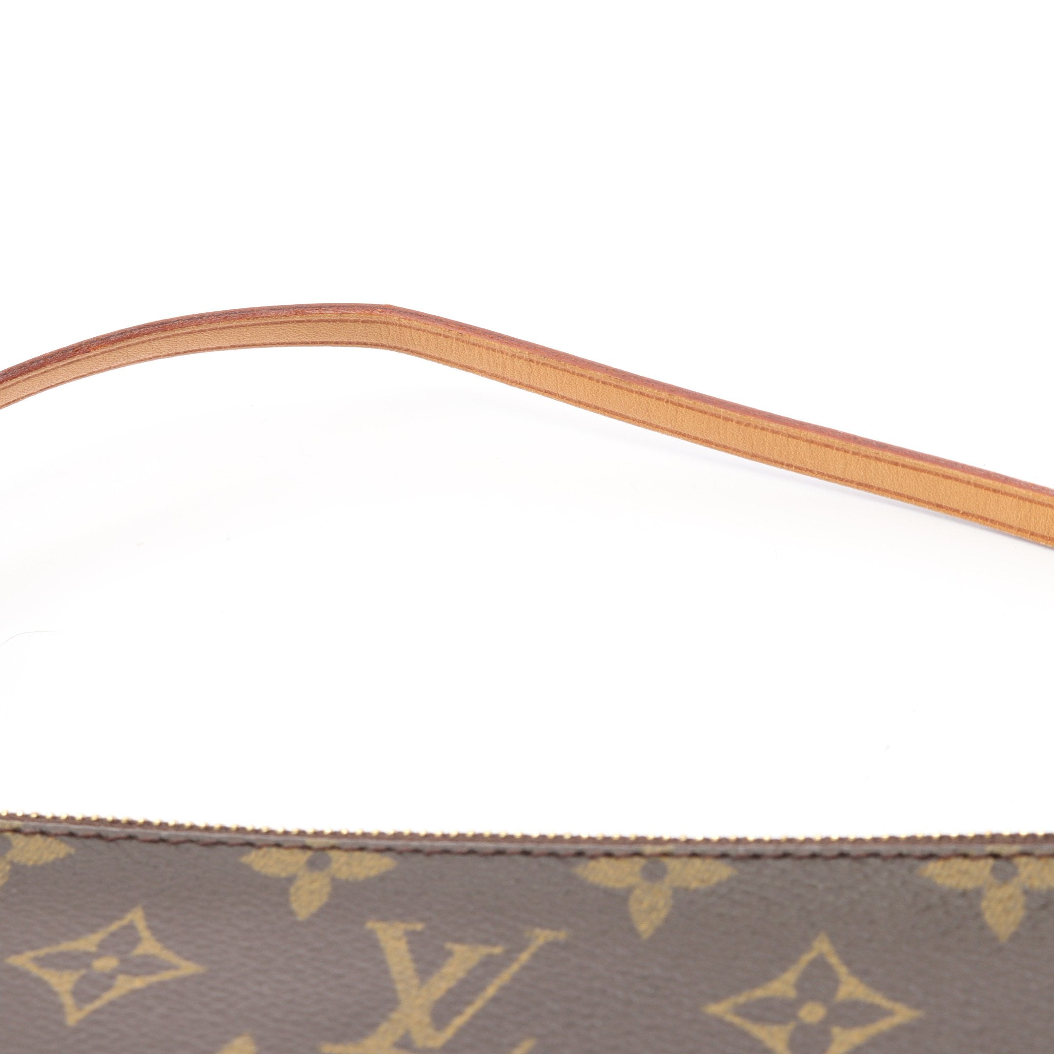 ルイヴィトン アクセソワール ポシェット ハンドバッグ モノグラム ブラウン ポシェットアクセソワール モノグラム ハンドバッグ PVC レザー