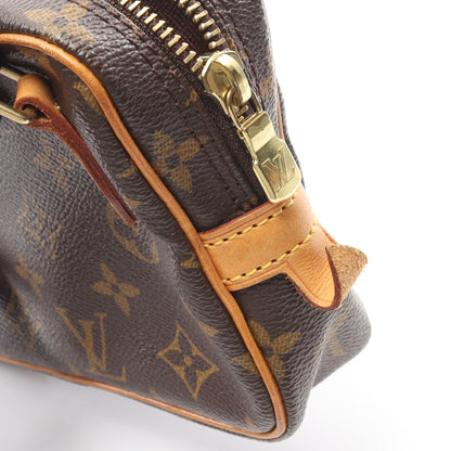 マルリーバンドリエール モノグラム ショルダーバッグ PVC レザー ブラウン ルイヴィトン バッグ LOUIS VUITTON