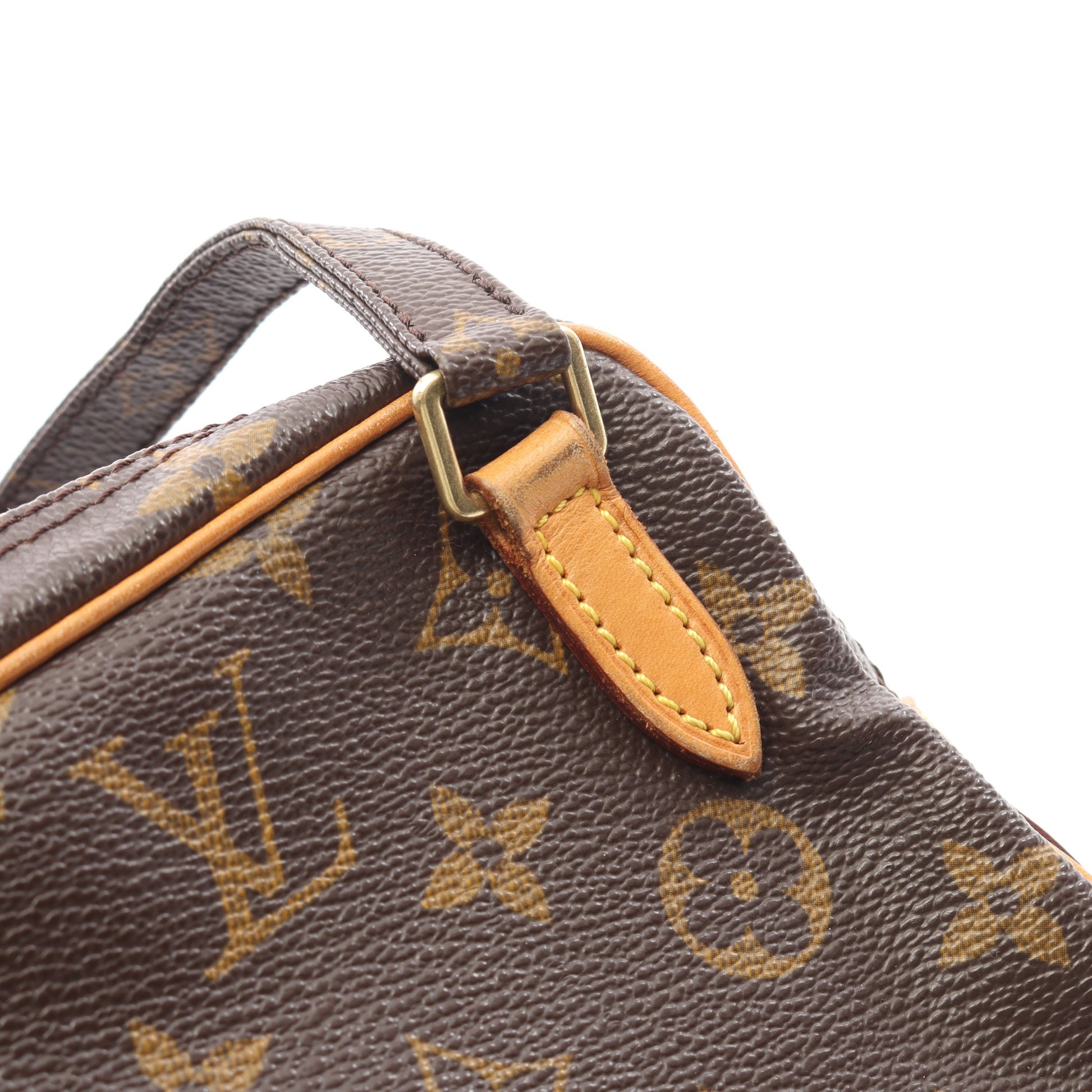 マルリーバンドリエール モノグラム ショルダーバッグ PVC レザー ブラウン ルイヴィトン バッグ LOUIS VUITTON
