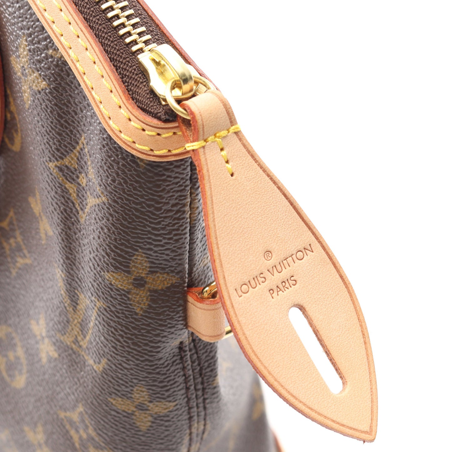 ロックイット モノグラム ハンドバッグ PVC レザー ブラウン ルイヴィトン バッグ LOUIS VUITTON