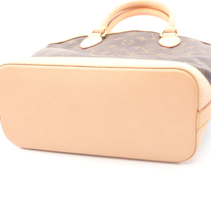 ロックイット モノグラム ハンドバッグ PVC レザー ブラウン ルイヴィトン バッグ LOUIS VUITTON