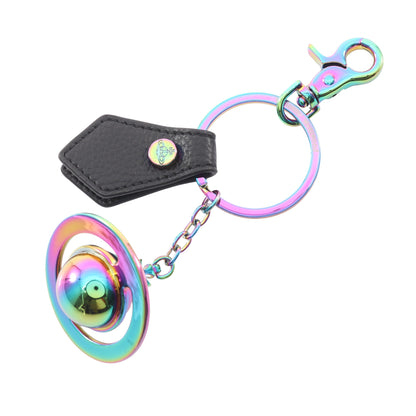 3D ORB IRIDESCENT オーブ バッグチャーム キーホルダー レザー ブラック マルチカラー ヴィヴィアンウエストウッド 財布・小物 Vivienne Westwood