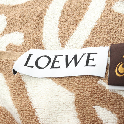 PAULA'S IBIZA アナグラム タオル コットン ブラウン ホワイト ロエベ 財布・小物 LOEWE