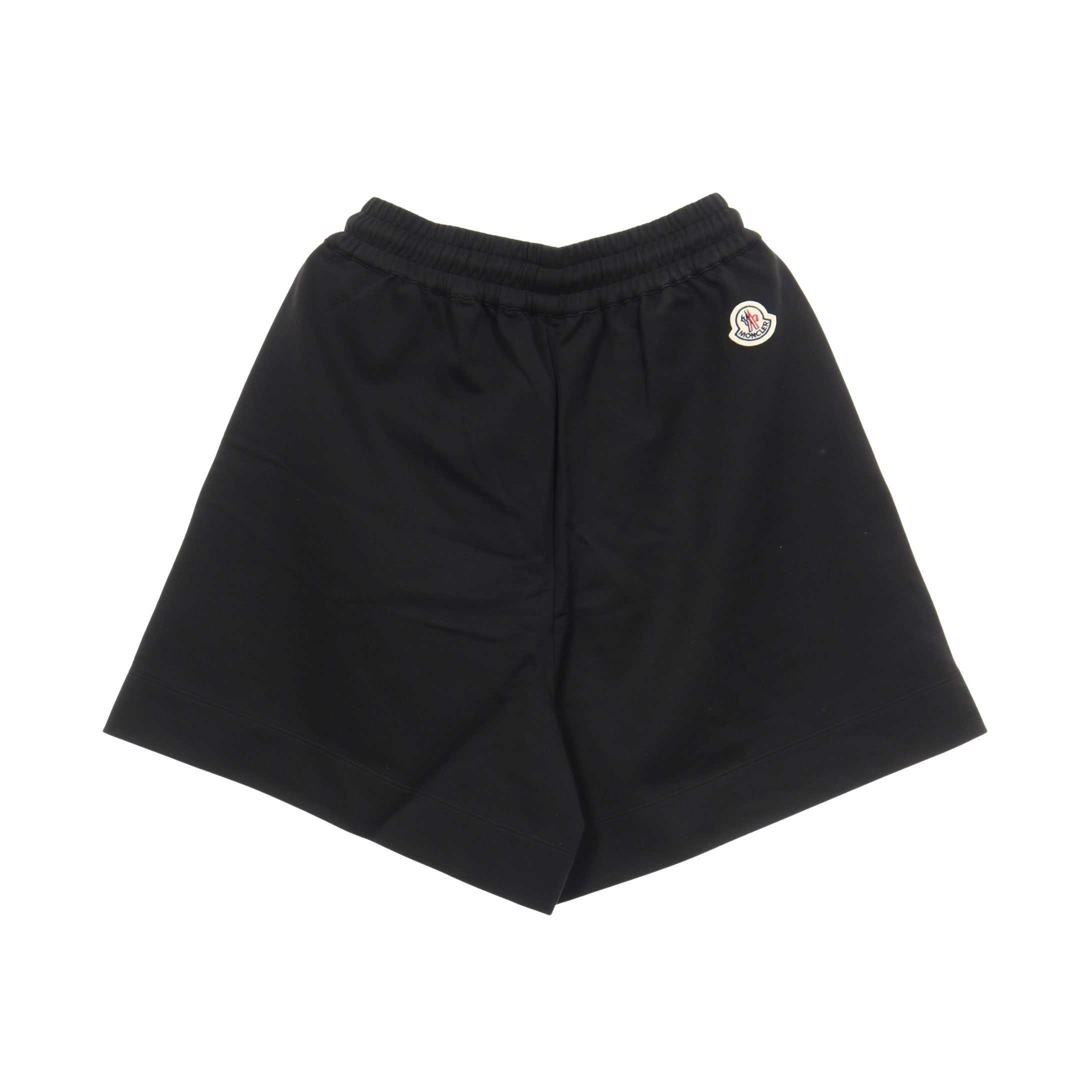 モンクレール M 黒ワッペン スウェット生地 ショートパンツ ロゴ刺繍 ショートパンツ スウェットパンツ コットン ブラック モンクレール – RECLO