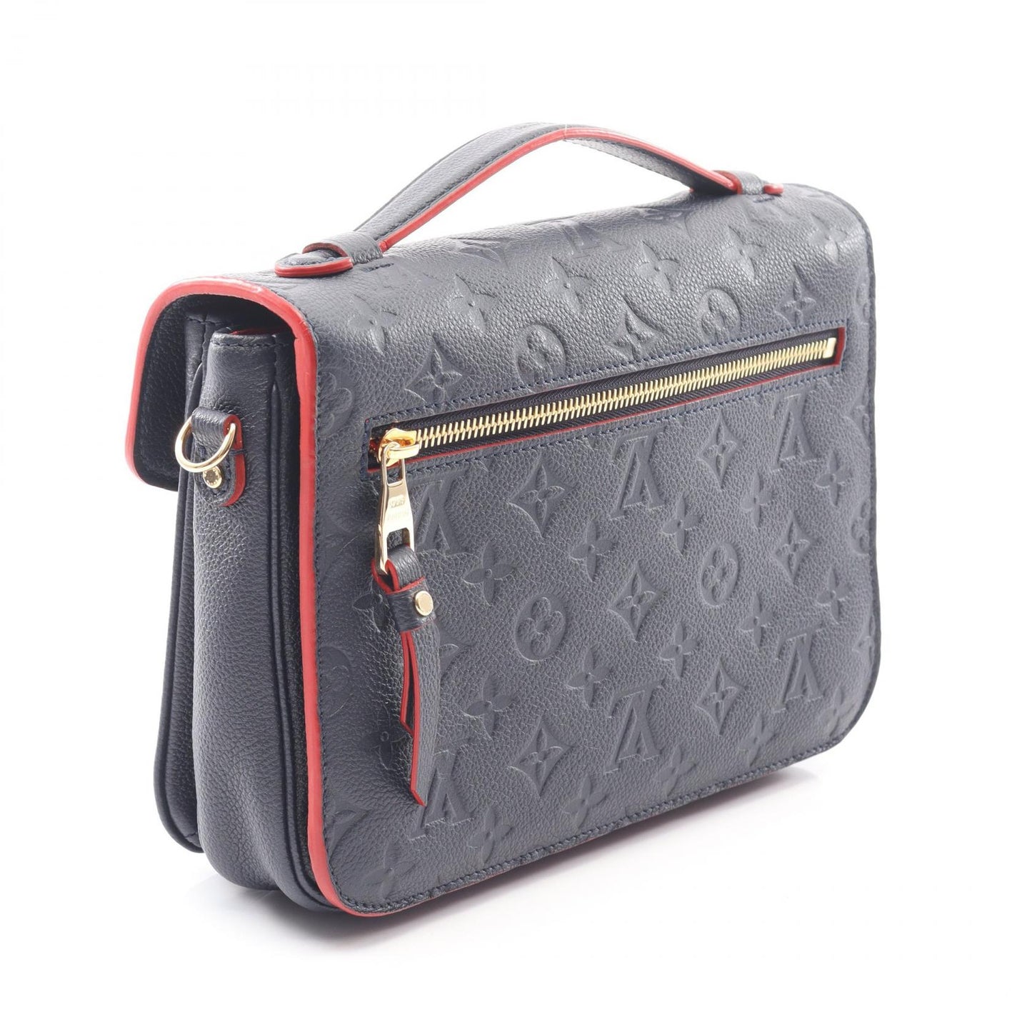 ポシェット メティス モノグラムアンプラント マリーヌルージュ ハンドバッグ レザー ネイビー 2WAY ルイヴィトン バッグ LOUIS VUITTON