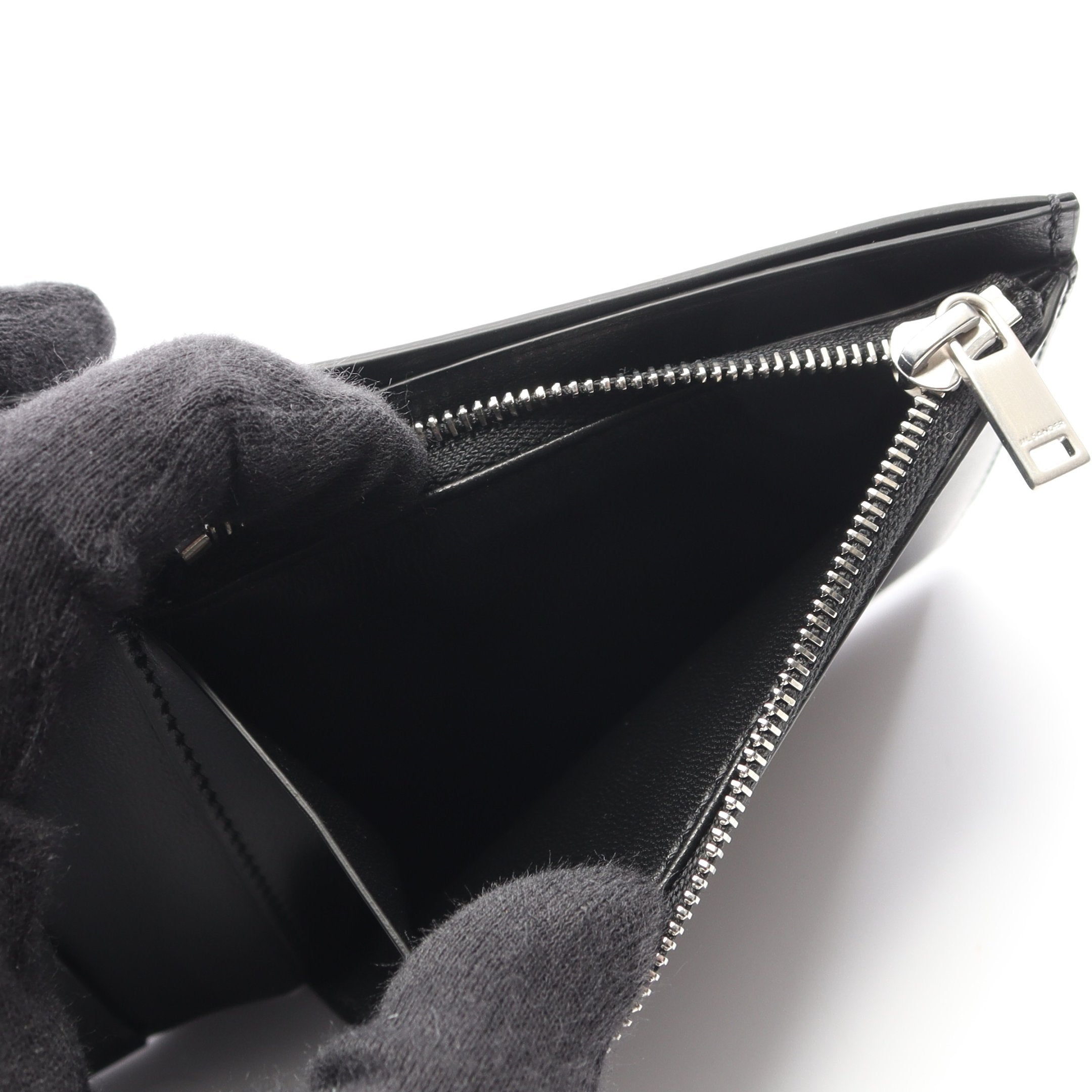 ZIP POCKET WALLET 二つ折り財布 レザー ブラック ジルサンダー – RECLO