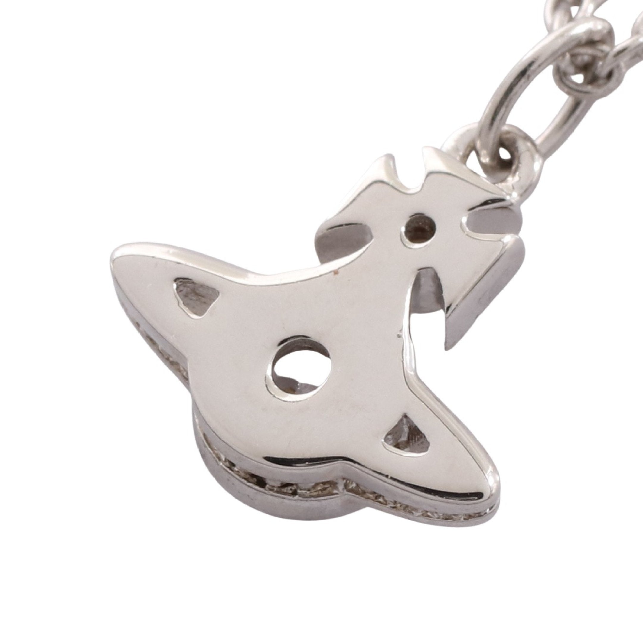 オーブ ネックレス ラインストーン シルバー クリア ヴィヴィアン