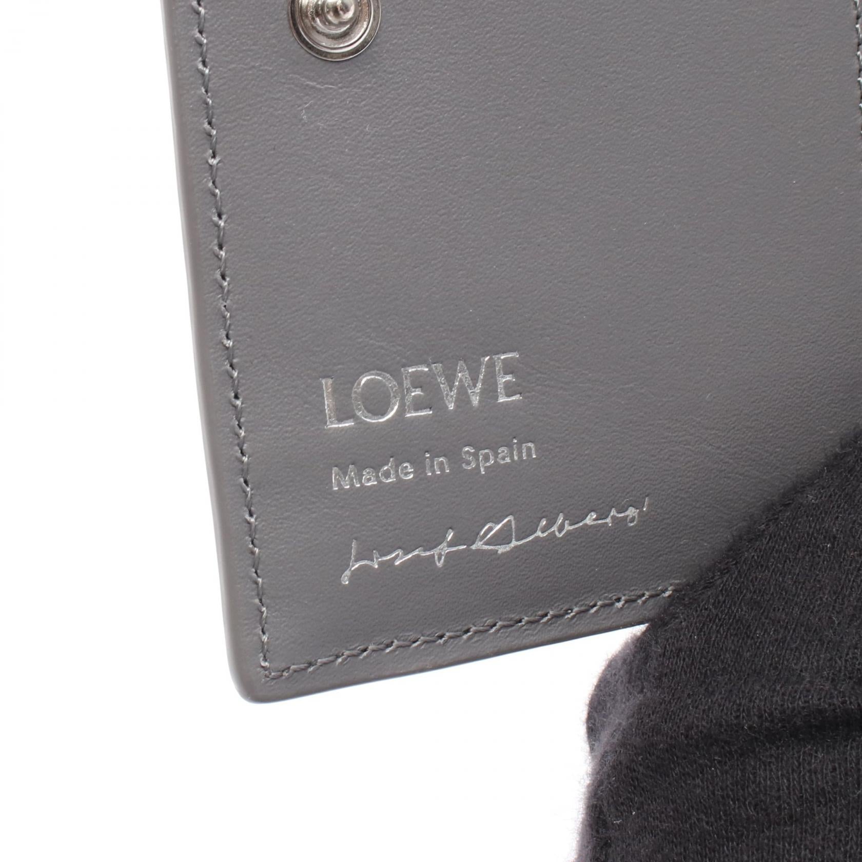 スリム コンパクトウォレット 二つ折り長財布 レザー グレー ボルドー