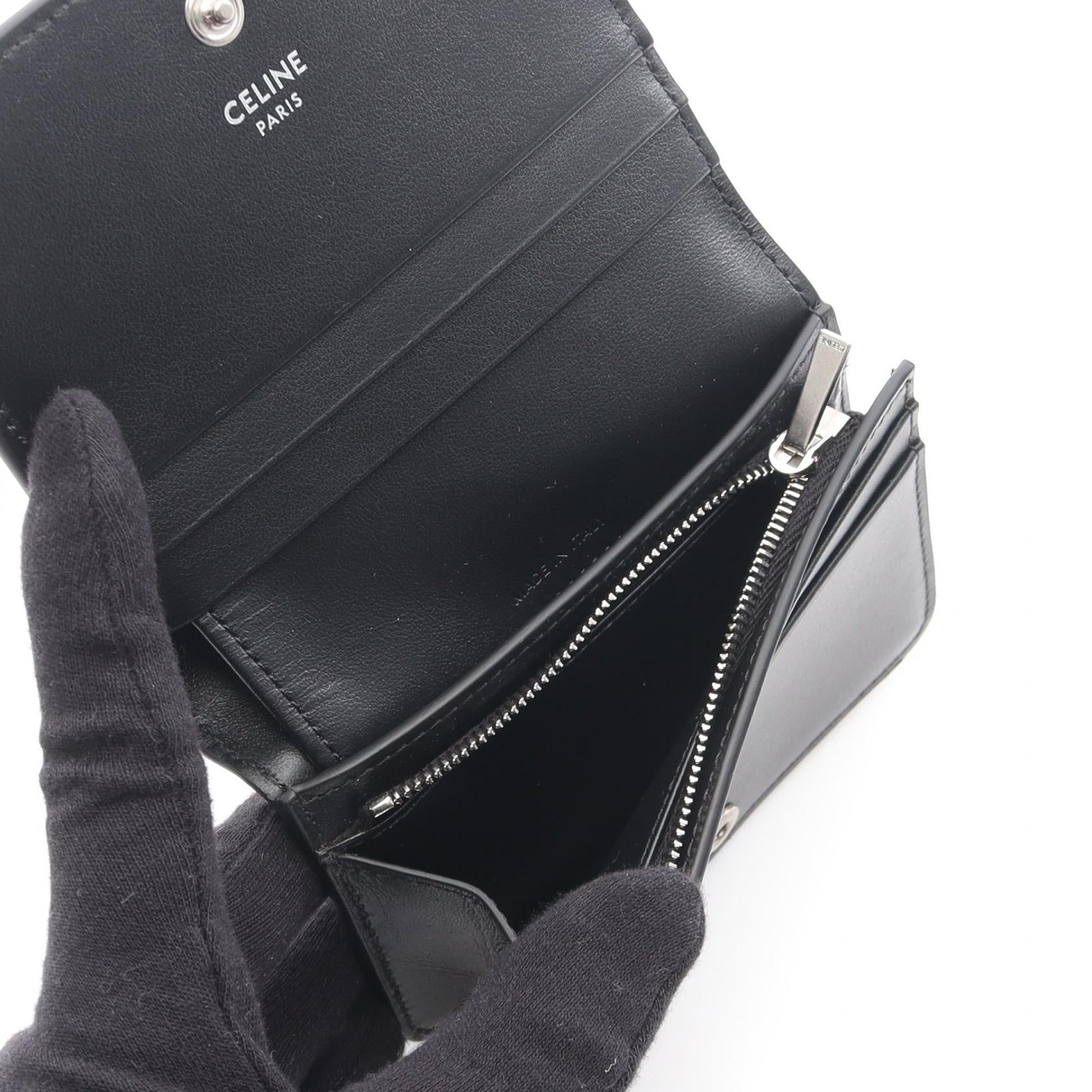 トリオンフ 二つ折り財布 レザー ブラック セリーヌ – RECLO