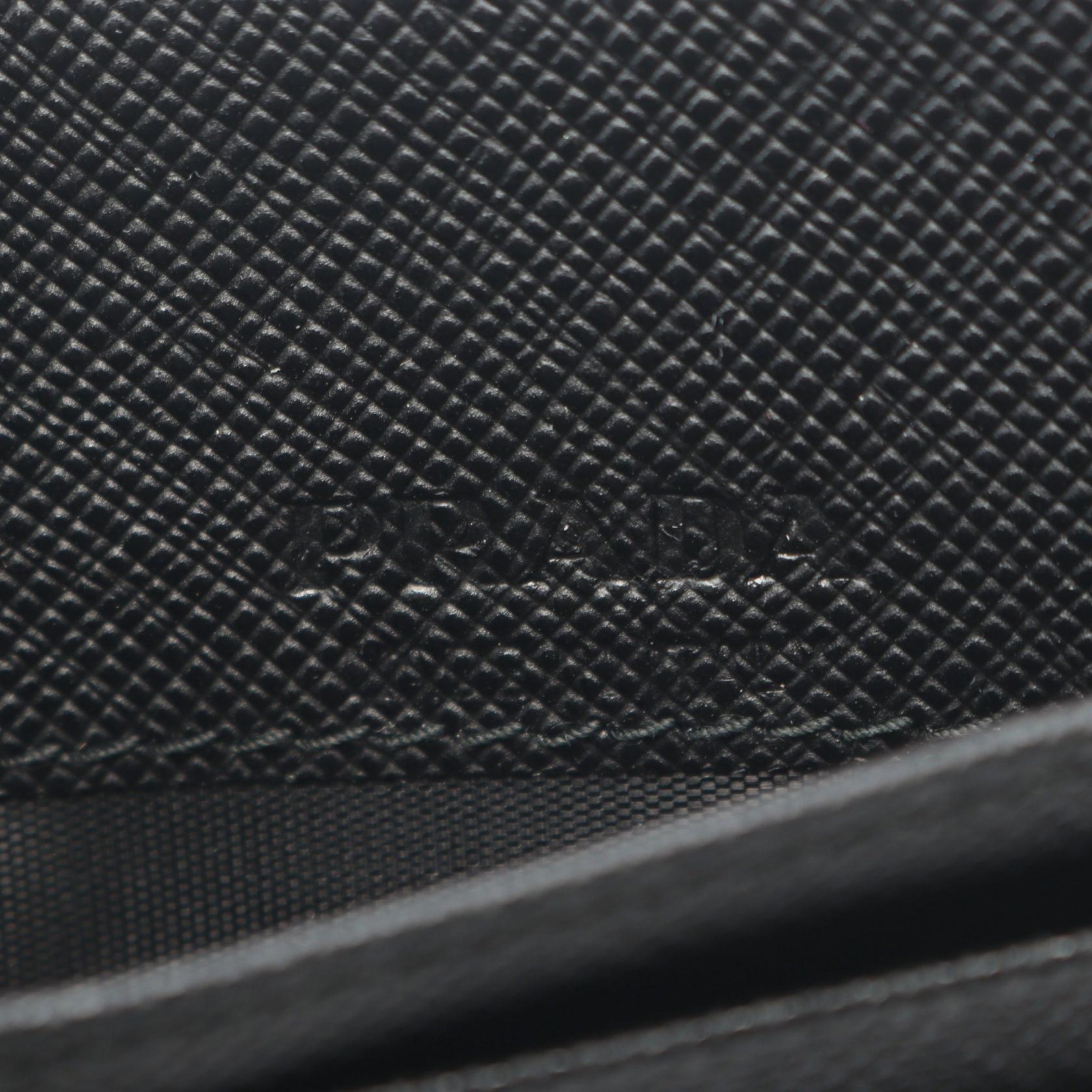 SA カードケース コインケース サフィアーノレザー ブラック プラダ – RECLO