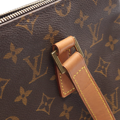 カバピアノ モノグラム ショルダーバッグ PVC レザー ブラウン ルイヴィトン バッグ LOUIS VUITTON