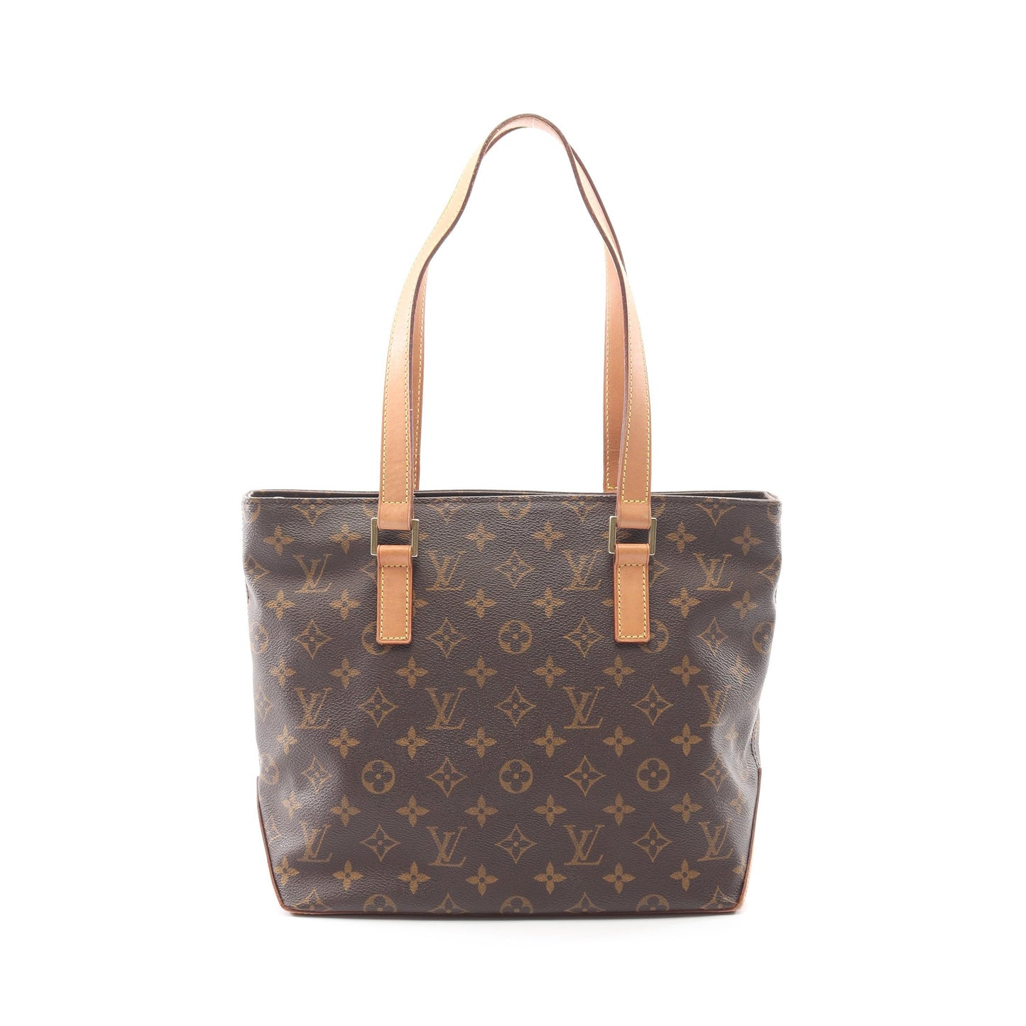 カバピアノ モノグラム ショルダーバッグ PVC レザー ブラウン ルイヴィトン バッグ LOUIS VUITTON