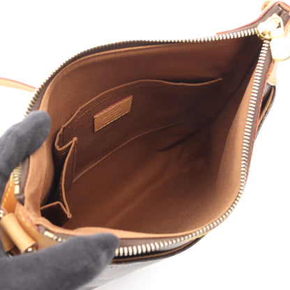 オデオンPM モノグラム ショルダーバッグ PVC レザー ブラウン ルイヴィトン バッグ LOUIS VUITTON