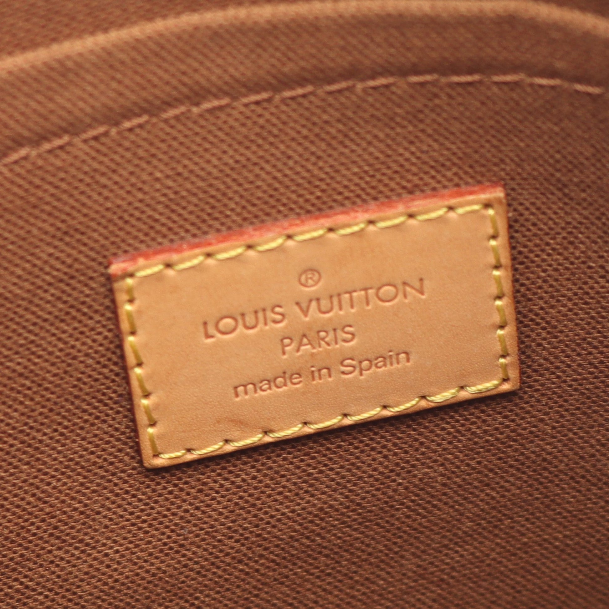 オデオンPM モノグラム ショルダーバッグ PVC レザー ブラウン ルイヴィトン バッグ LOUIS VUITTON