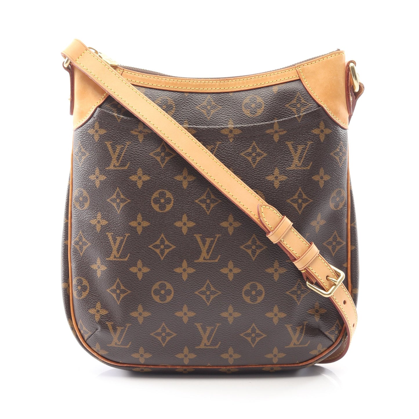 オデオンPM モノグラム ショルダーバッグ PVC レザー ブラウン ルイヴィトン バッグ LOUIS VUITTON