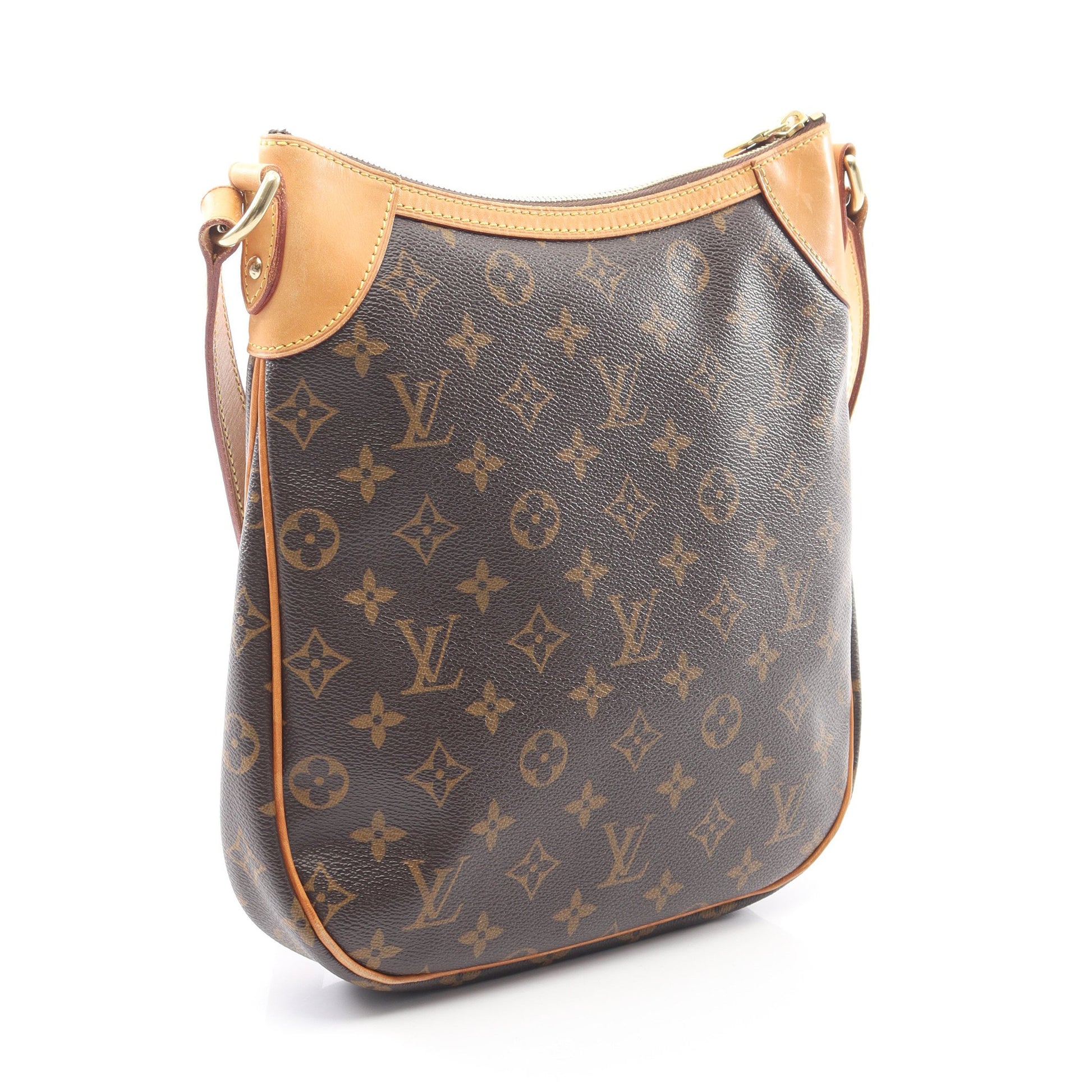 オデオンPM モノグラム ショルダーバッグ PVC レザー ブラウン ルイヴィトン バッグ LOUIS VUITTON