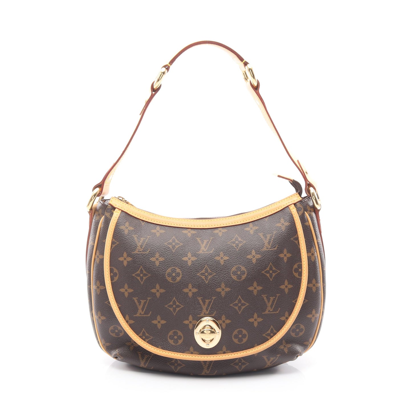 トゥラムPM モノグラム ショルダーバッグ PVC レザー ブラウン ルイヴィトン バッグ LOUIS VUITTON