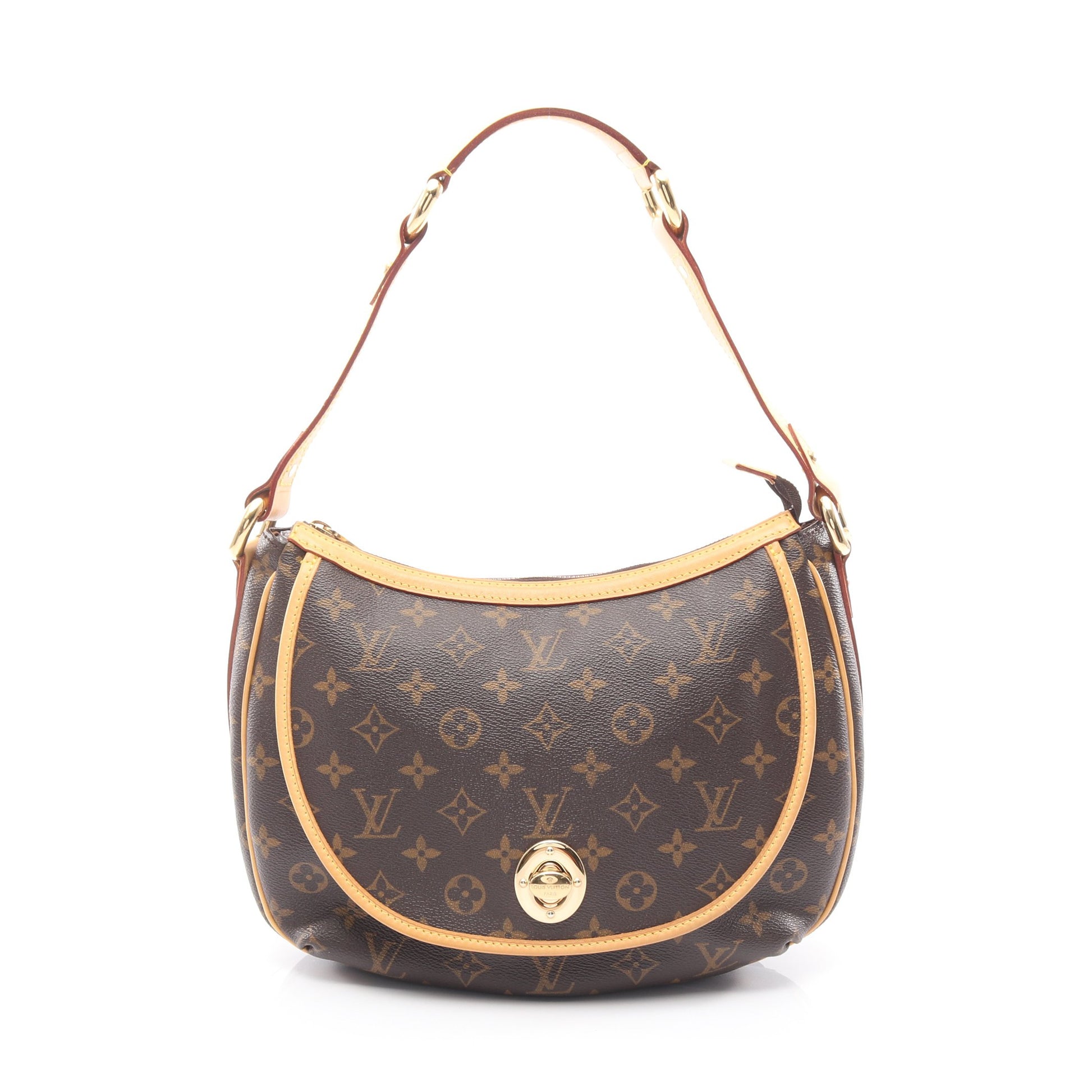 トゥラムPM モノグラム ショルダーバッグ PVC レザー ブラウン ルイヴィトン バッグ LOUIS VUITTON