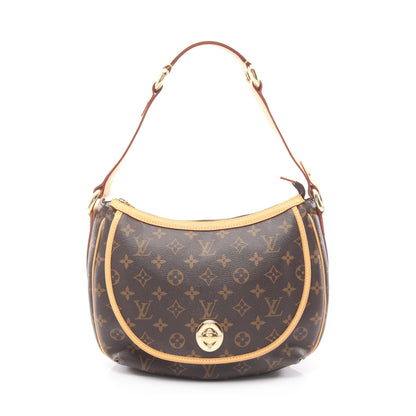 トゥラムPM モノグラム ショルダーバッグ PVC レザー ブラウン ルイヴィトン バッグ LOUIS VUITTON