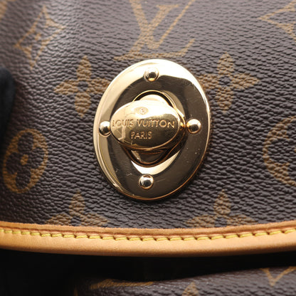 トゥラムPM モノグラム ショルダーバッグ PVC レザー ブラウン ルイヴィトン バッグ LOUIS VUITTON