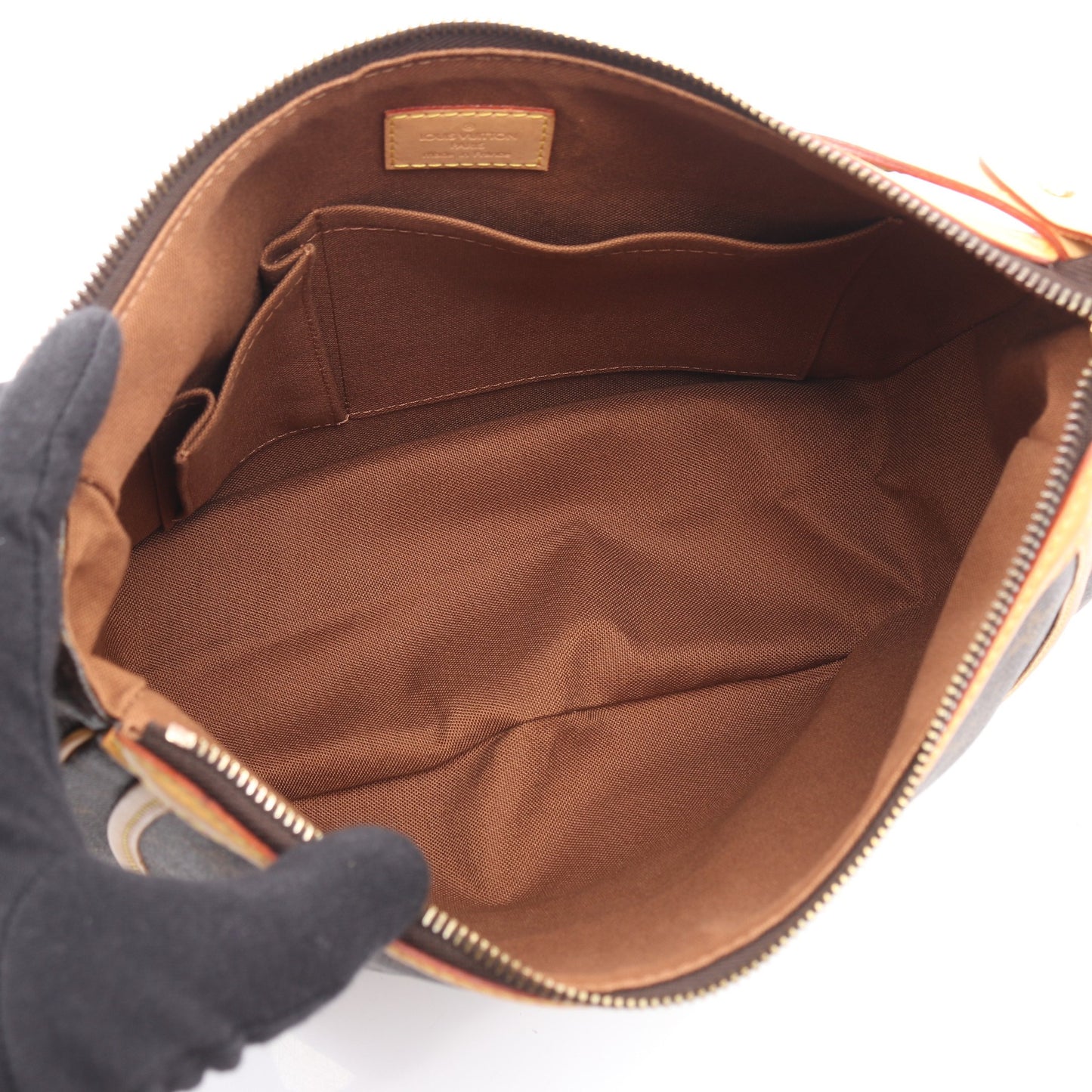 トゥラムPM モノグラム ショルダーバッグ PVC レザー ブラウン ルイヴィトン バッグ LOUIS VUITTON