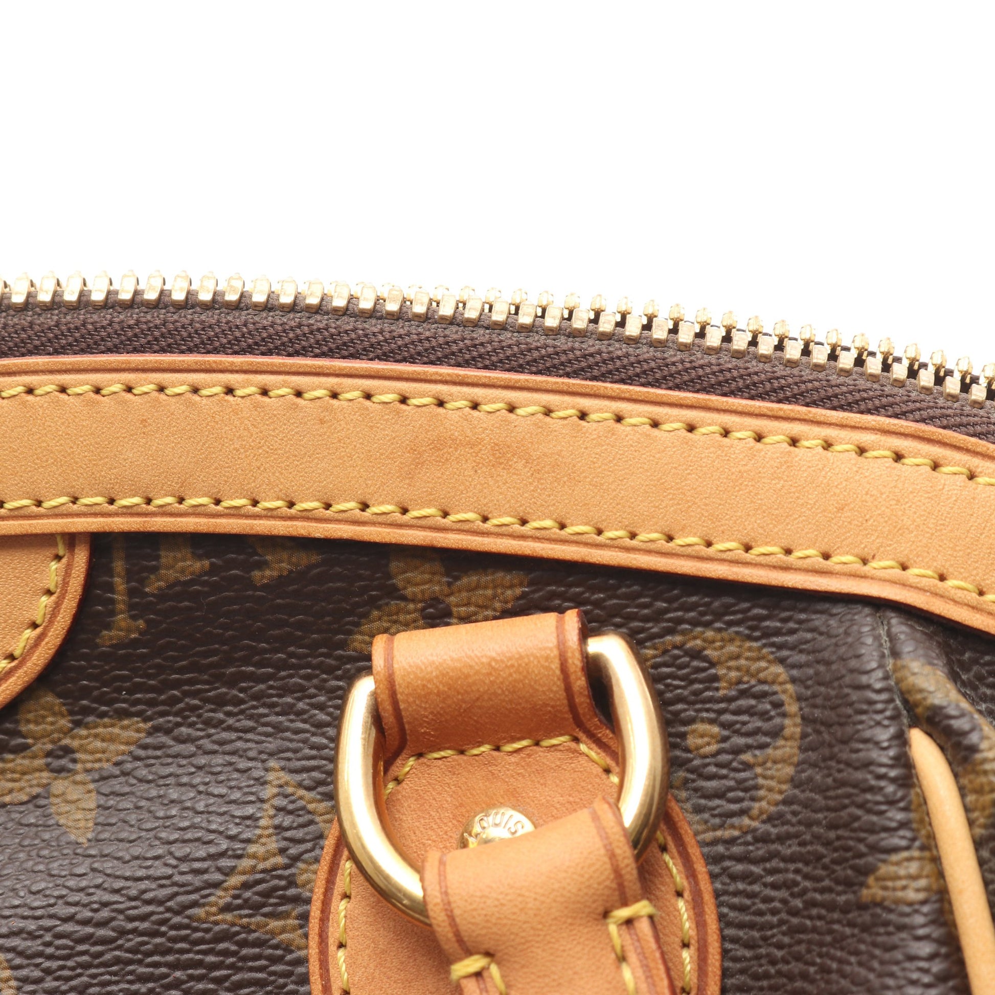 ティヴォリPM モノグラム ハンドバッグ PVC レザー ブラウン ルイヴィトン バッグ LOUIS VUITTON