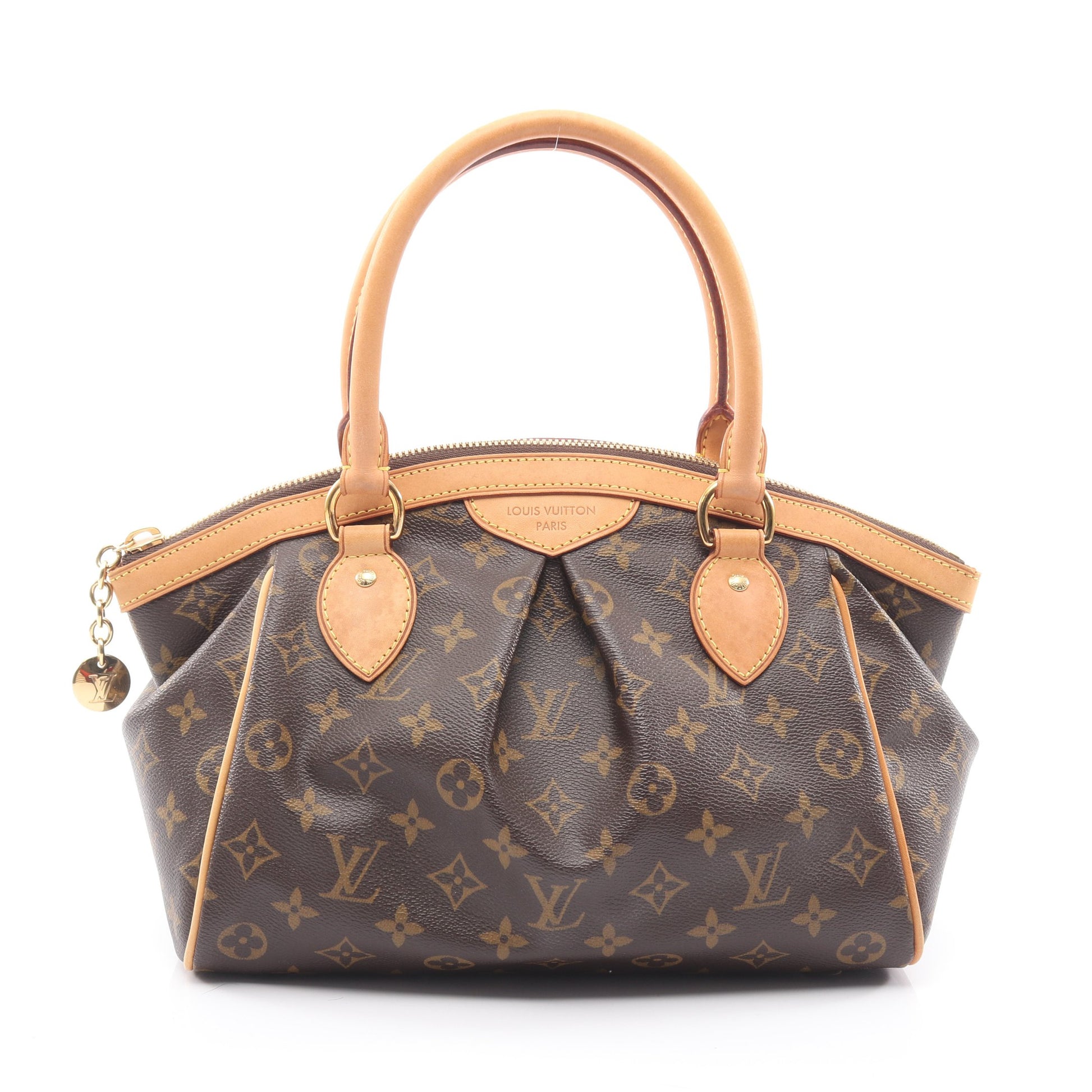 ティヴォリPM モノグラム ハンドバッグ PVC レザー ブラウン ルイヴィトン バッグ LOUIS VUITTON