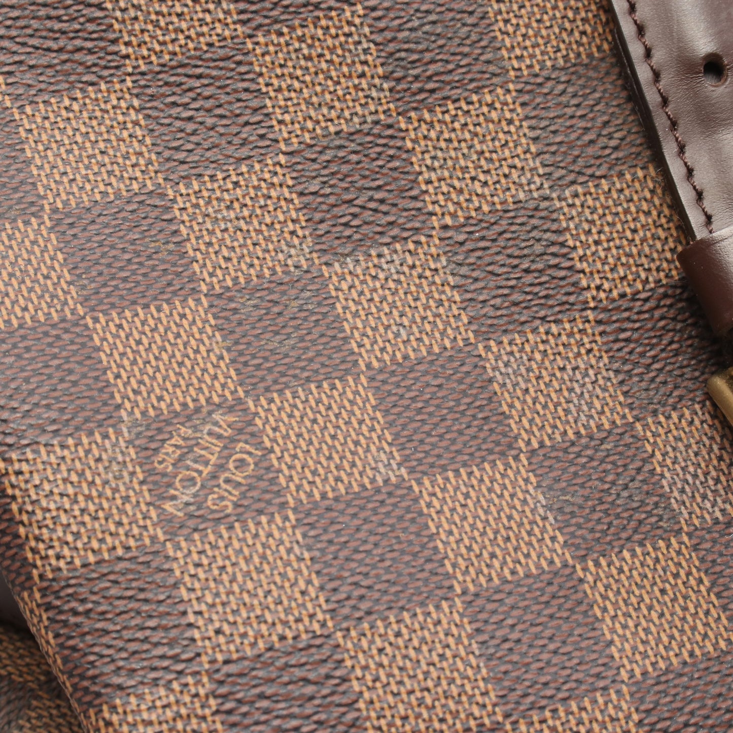 チェルシー ダミエエベヌ ショルダーバッグ トートバッグ PVC レザー ブラウン ルイヴィトン バッグ LOUIS VUITTON