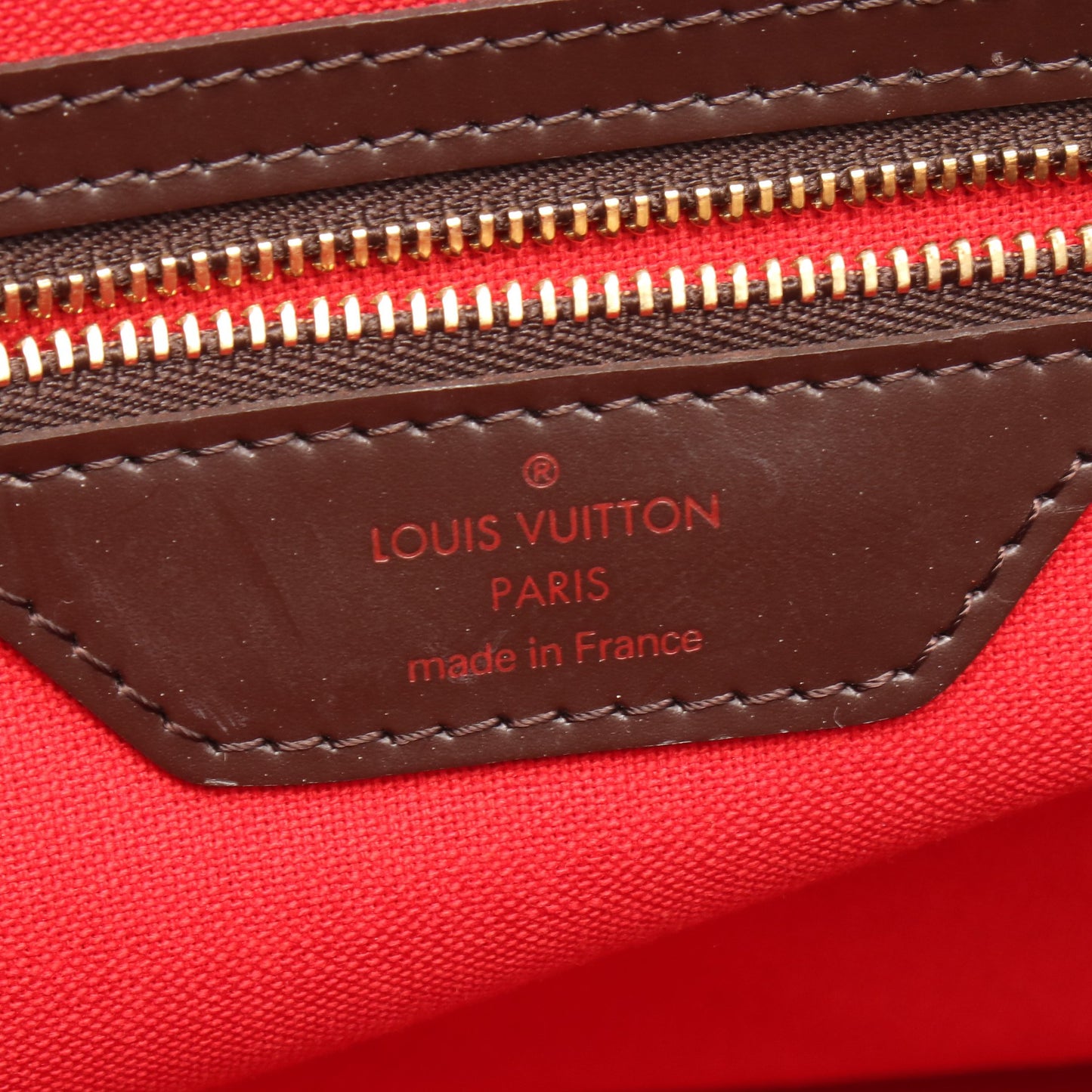 チェルシー ダミエエベヌ ショルダーバッグ トートバッグ PVC レザー ブラウン ルイヴィトン バッグ LOUIS VUITTON