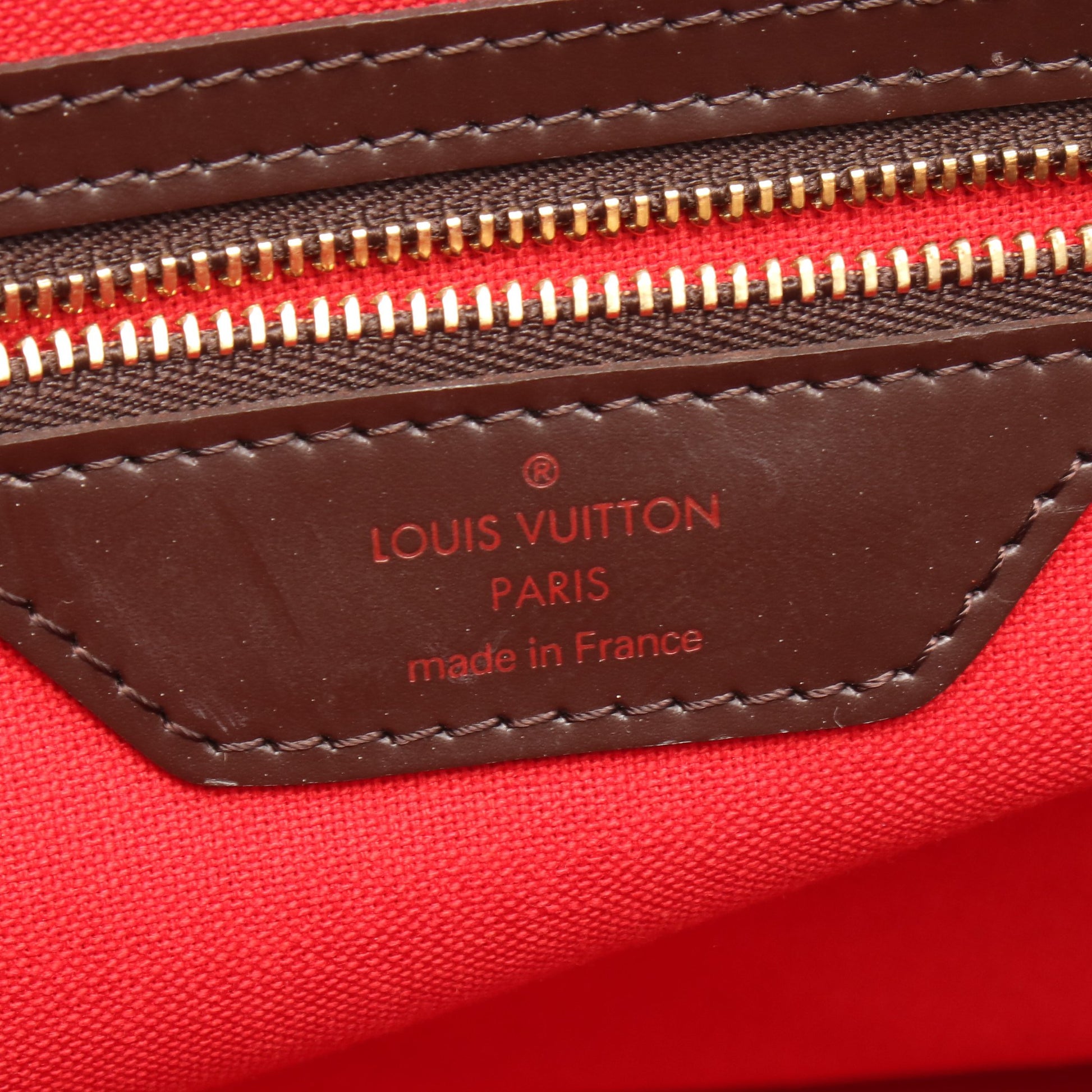チェルシー ダミエエベヌ ショルダーバッグ トートバッグ PVC レザー ブラウン ルイヴィトン バッグ LOUIS VUITTON