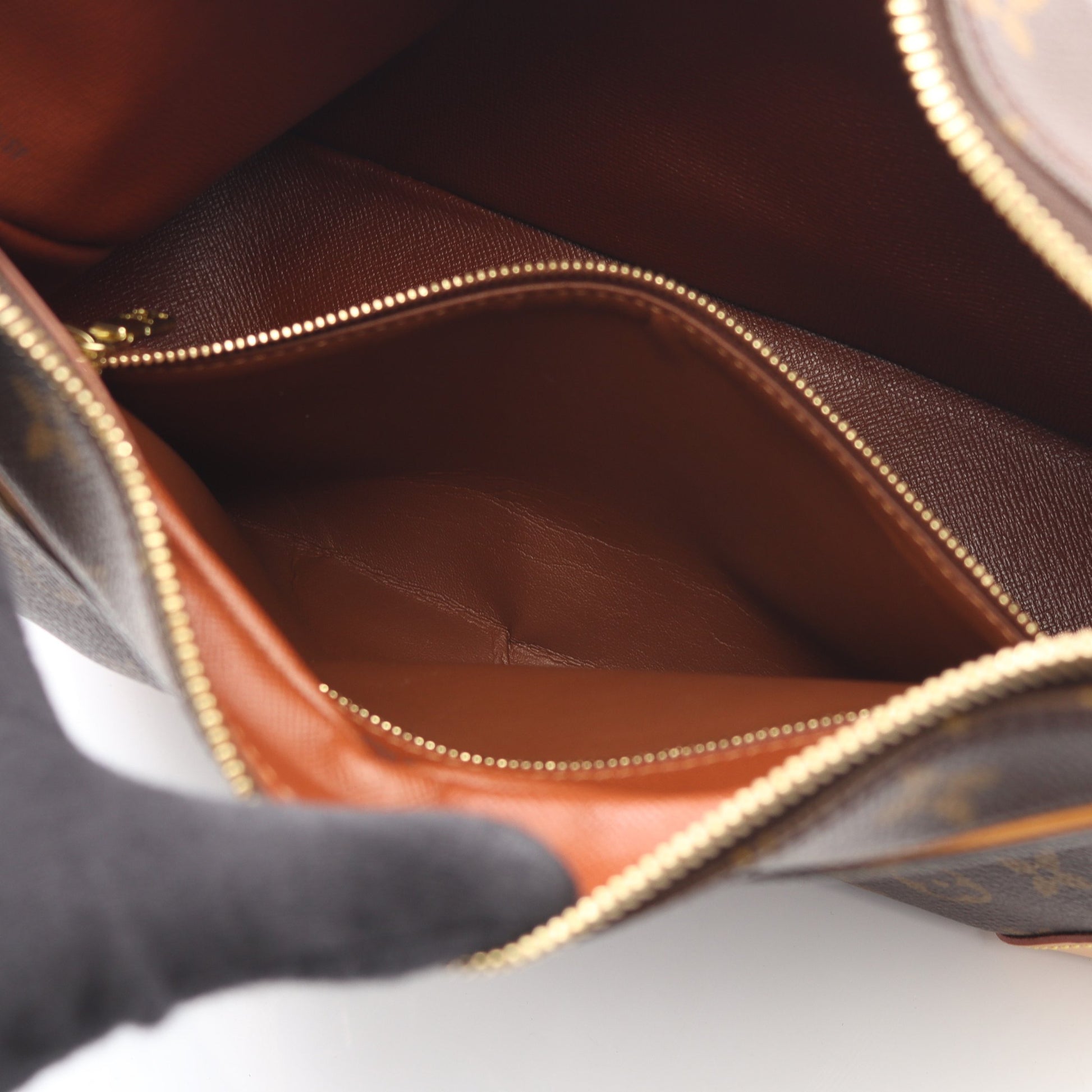 ブローニュPM モノグラム ショルダーバッグ PVC レザー ブラウン ルイヴィトン バッグ LOUIS VUITTON