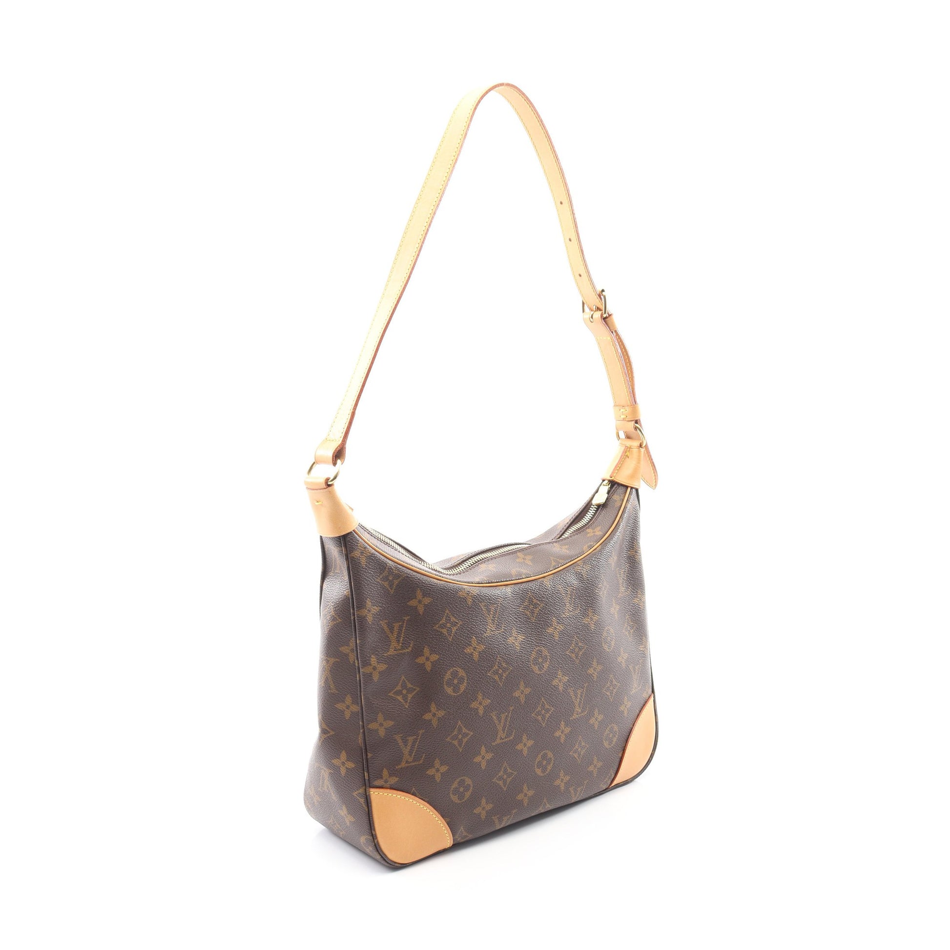 ブローニュPM モノグラム ショルダーバッグ PVC レザー ブラウン ルイヴィトン バッグ LOUIS VUITTON