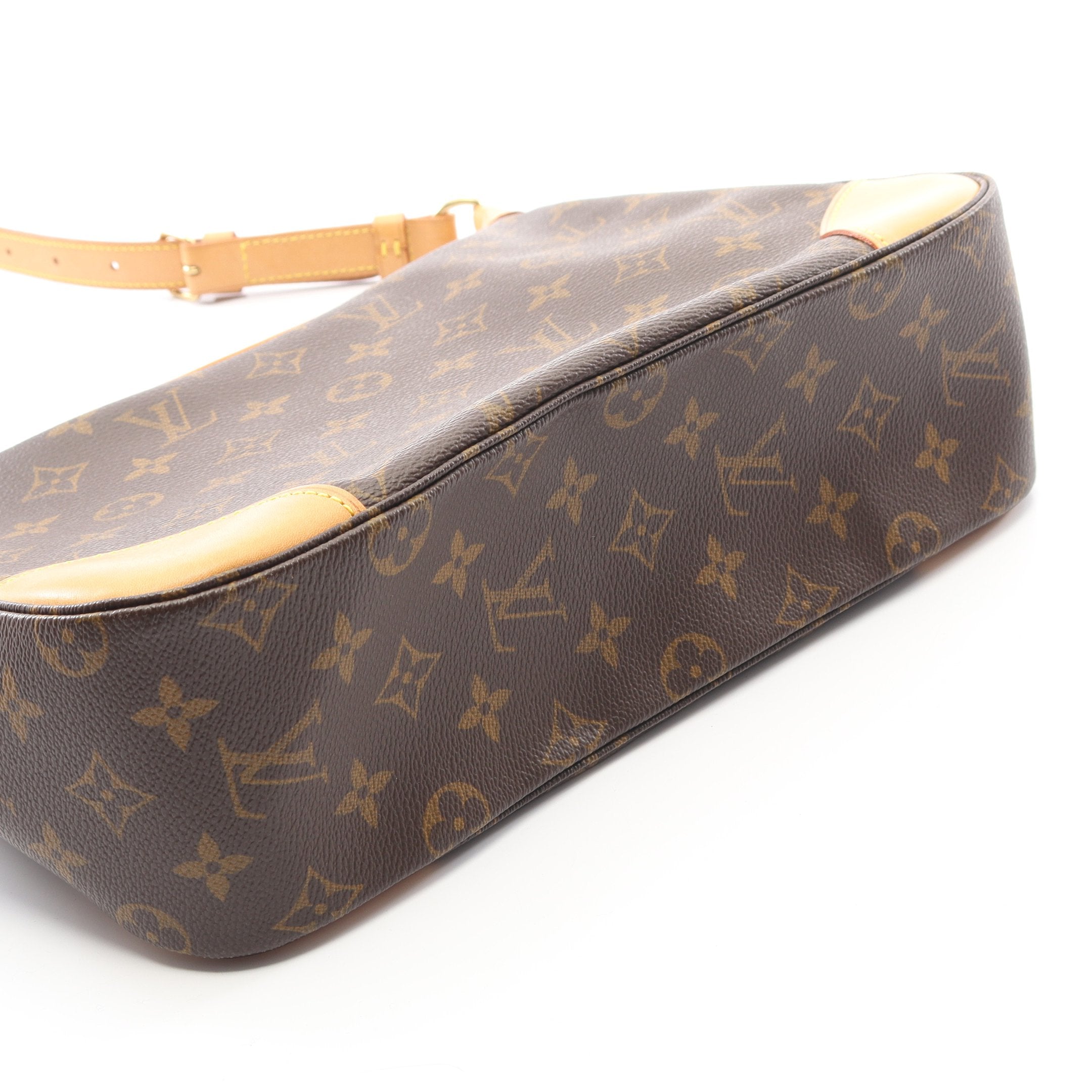 真贋済み、訳アリ‼️Louis Vuitton モノグラム　ブローニュ ブローニュPM モノグラム ショルダーバッグ PVC レザー ブラウン ルイ