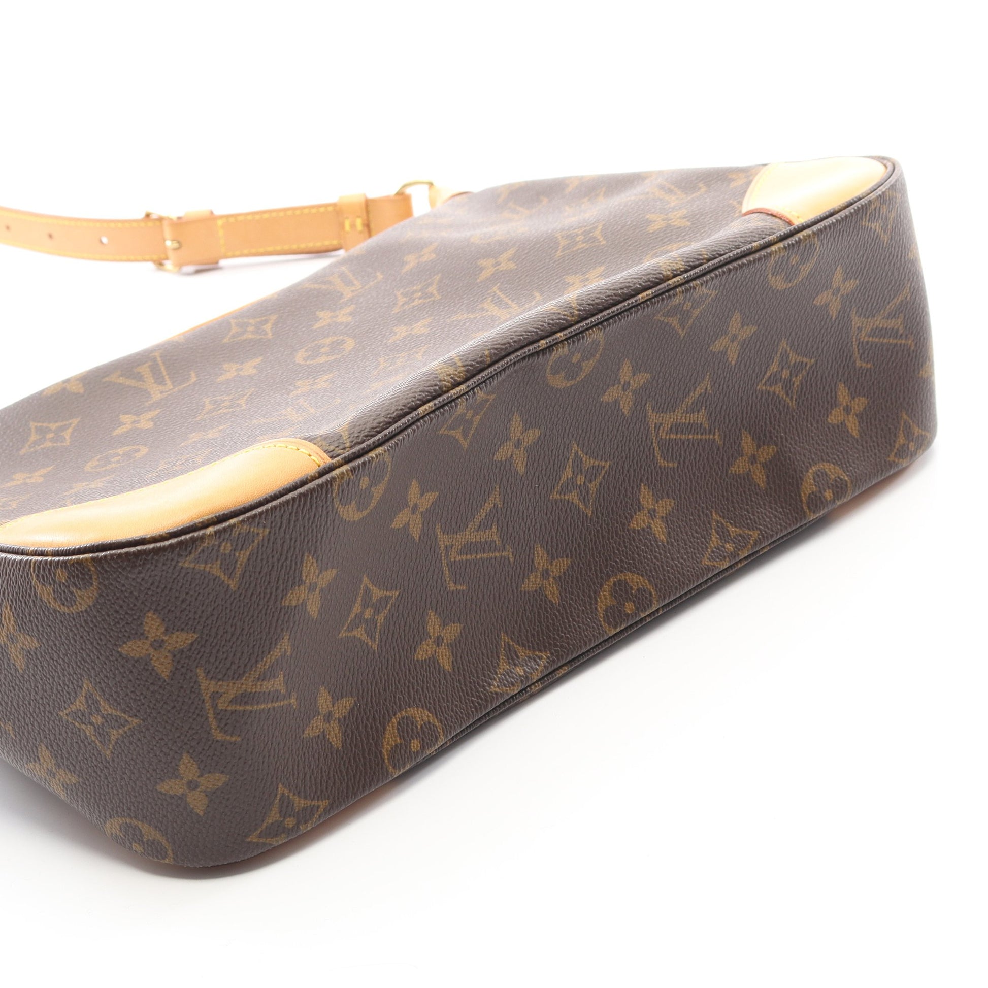 ブローニュPM モノグラム ショルダーバッグ PVC レザー ブラウン ルイヴィトン バッグ LOUIS VUITTON