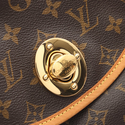 トゥラムGM モノグラム ショルダーバッグ PVC レザー ブラウン ルイヴィトン バッグ LOUIS VUITTON