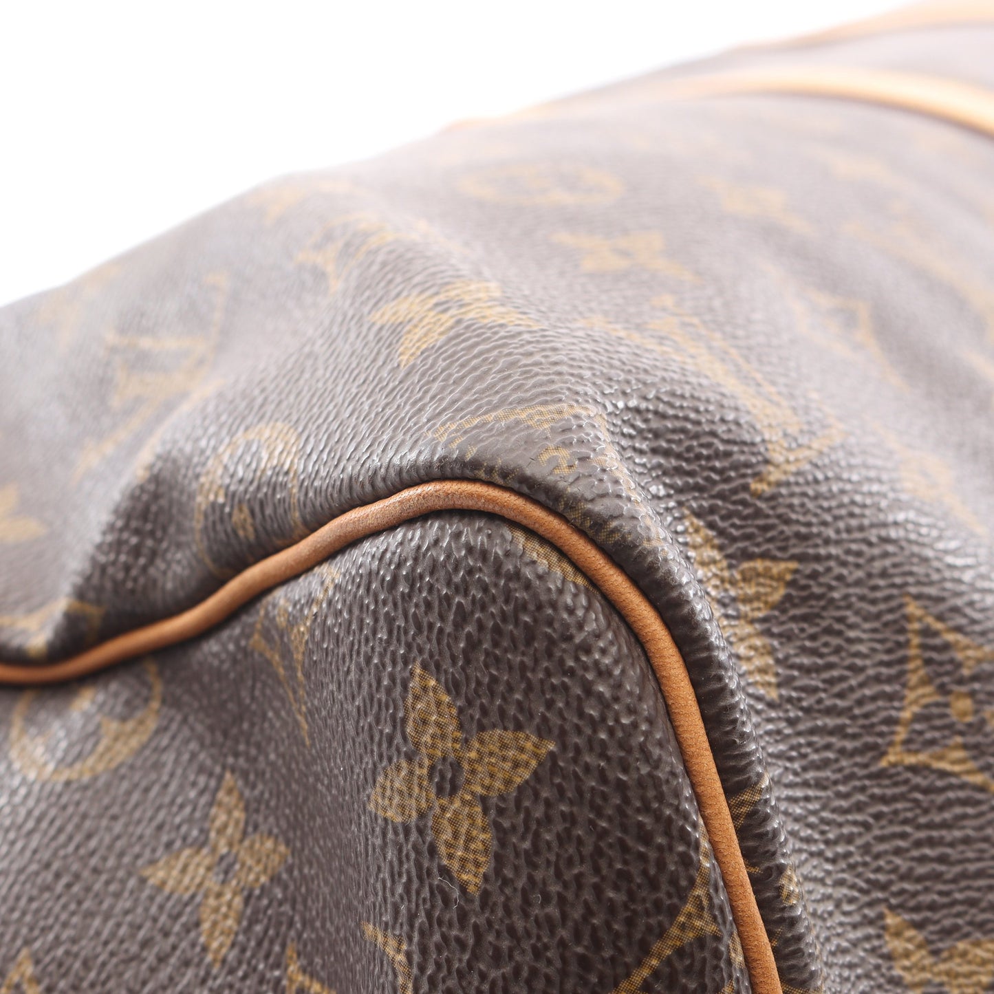 キーポル55 モノグラム ボストンバッグ PVC レザー ブラウン ルイヴィトン バッグ LOUIS VUITTON
